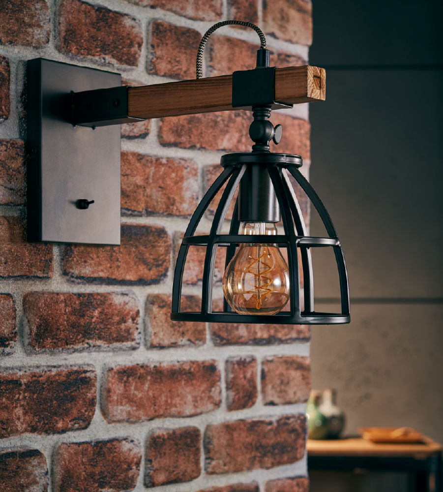 Applique murale industrielle